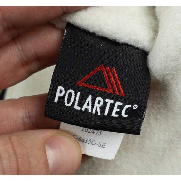 Marker for Gorsuch Polartec Fleece Jacket Women's Medium White Full Zip Ski USA - Picture 8 of 16